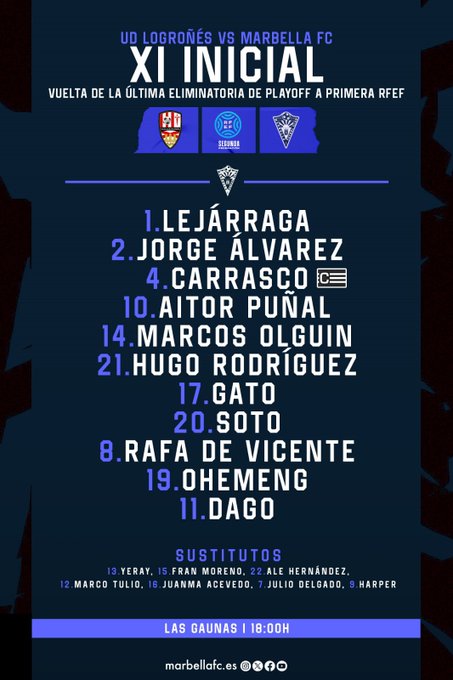 Ver en directo el UD Logroñés - Marbella FC