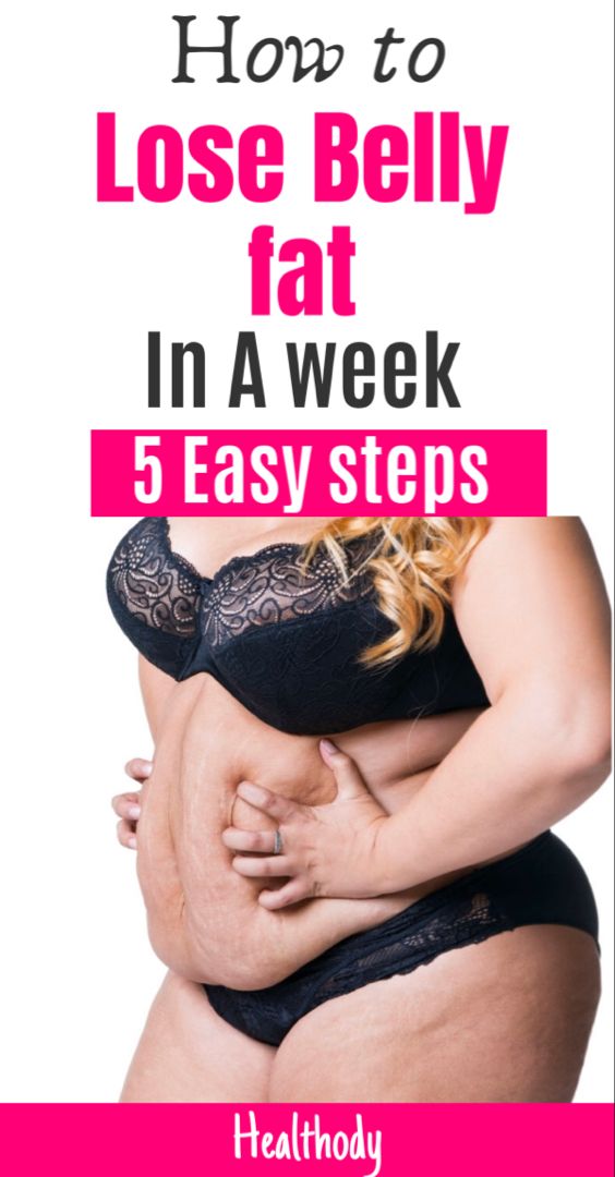 Lose weight easily how to lose belly fat in a week
