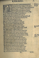 First page of the 1553 edition of the Eneados including a woodcut initial "L".