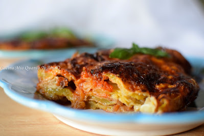 Parmigiana con zucchina trombetta