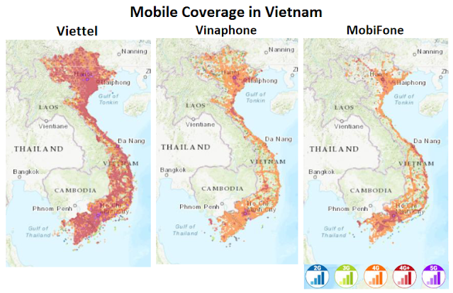 SIM Cards in Vietnam Mobile Network Coverage in Vietnam