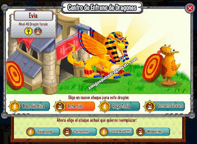 imagen de los ataques del dragon faraon