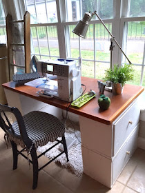 diy desk sewing table