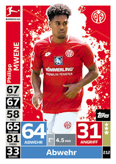 Match Attax Bundesliga 2018-2019 1.FSV Mainz 05