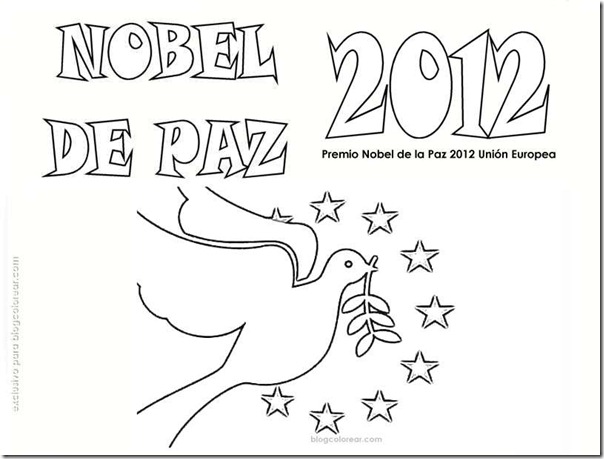 Colorear Premios Nobel De La Paz Colorear Dibujos Infantiles