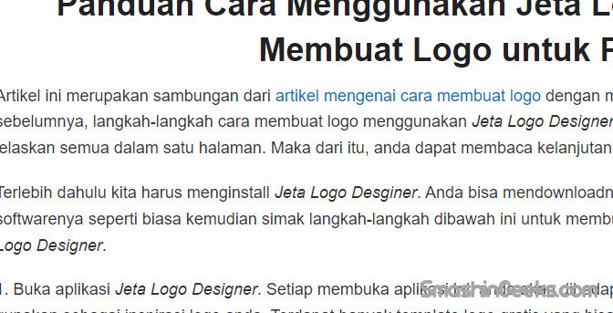 Guide on How to Use Jeta Logo Designer to Create a Logo for Beginners