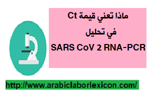 ماذا تعني قيمة Ct في تحليل  SARS-CoV-2-RNA-PCR