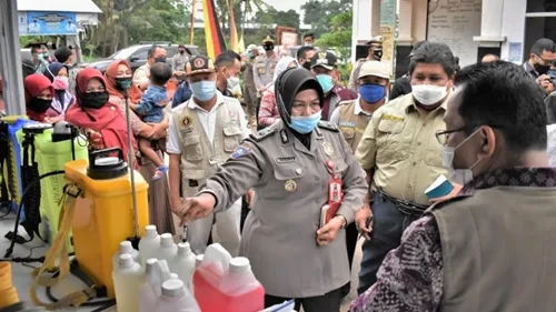 Kampung Tangguh Kubang Gajah Disambangi Tim Penilai Kampung Tangguh Provinsi