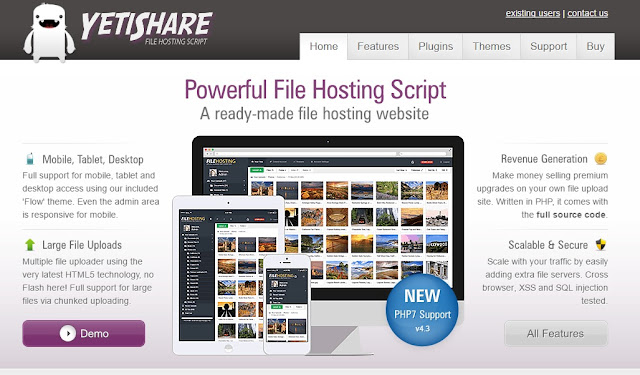 file hosting script