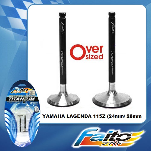 PRICE RM140 NEGO New Faito Racing Valve Set Titanium Series for Sale