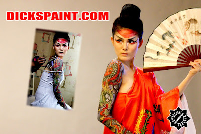 Body Painting Dragon Yakuza Jakarta