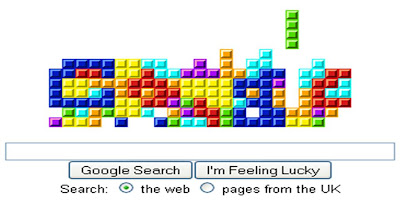 Tetris Google logo