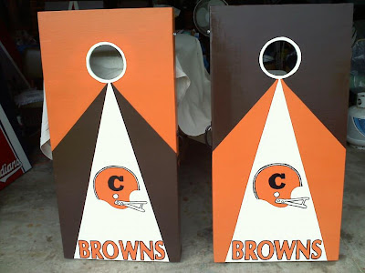 Browns Corn Hole Game Set