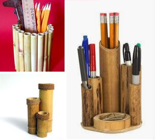 Ide Penting Kerajinan Tangan Dari Bambu, Pot Bunga