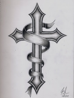 Beautiful Art of Tattoos Design With Image Cross Tattoo Design Picture 3