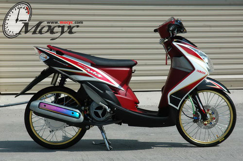  Modifikasi Yamaha Mio Sporty Mio Matic terkeren Simple Acre