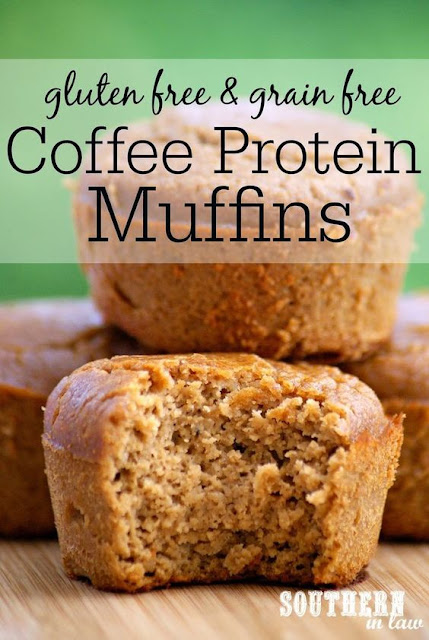 Healthy Coffee Protein Muffins