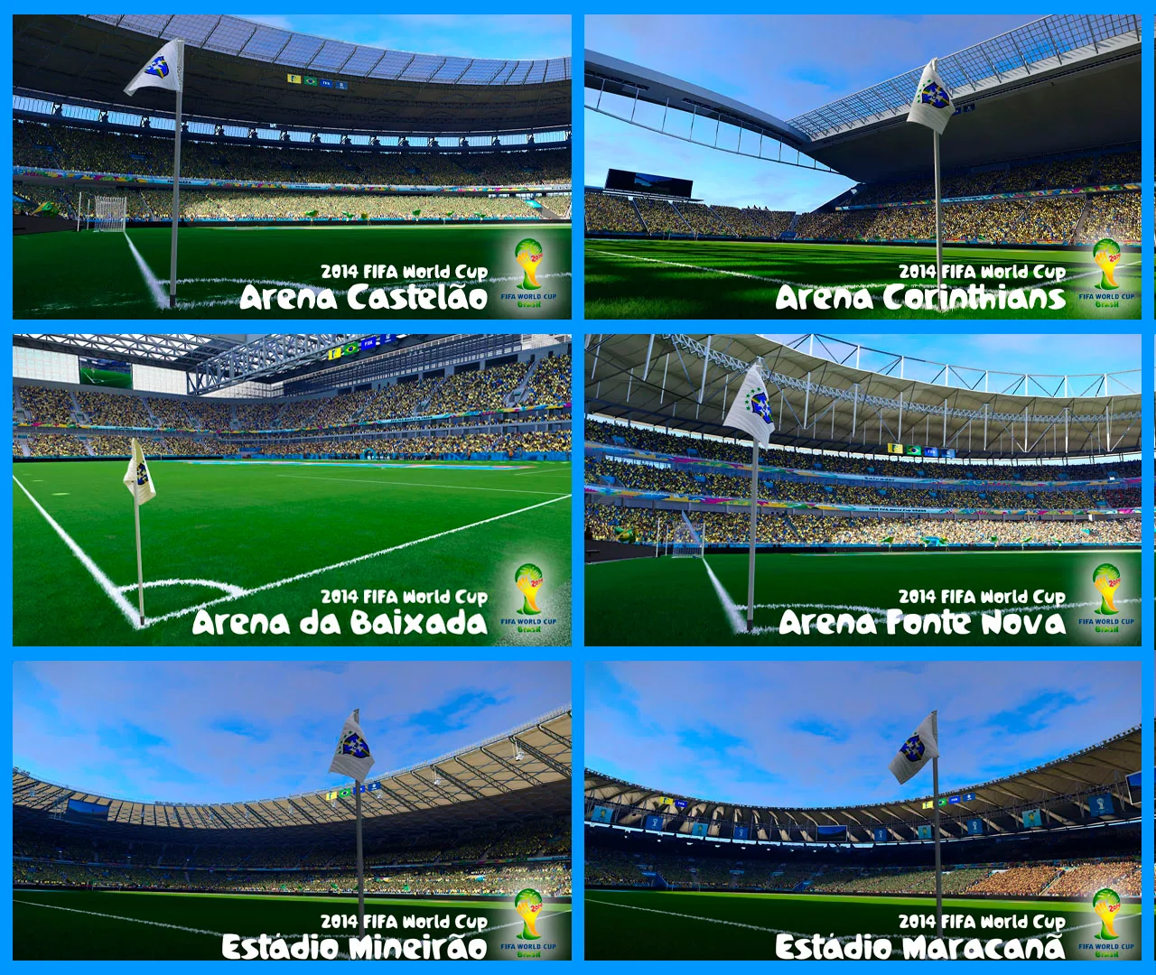 PES 2021 WC 2014 Stadiums Minipack