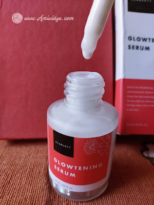 scarlett glowtening serum