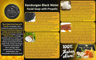 Sabun black walet with propolis