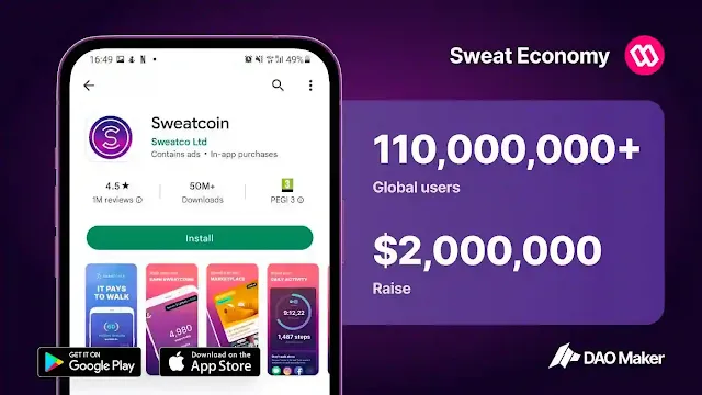 كيف تربح المال من تطبيق sweatcoin