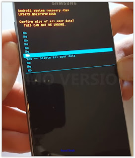 delete all user data - samsung galaxy J7