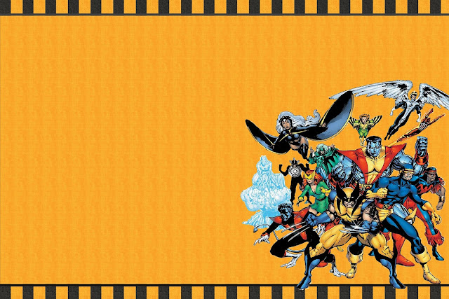 X-Men: Imprimibles Gratis para Fiestas. 