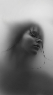 Foggy Woman iPhone Wallpapers HD