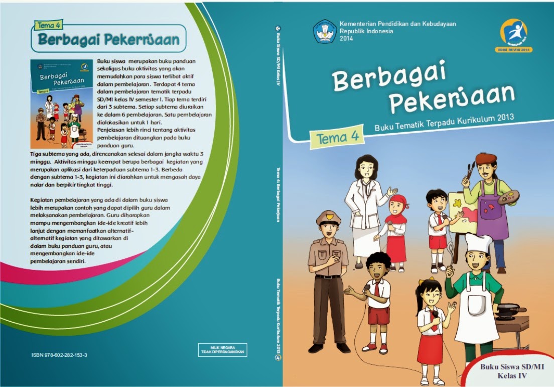 SDIT Ulul Albab Tarakan: BUKU TEMATIK KELAS 4 SD [KURIKULUM 2013]