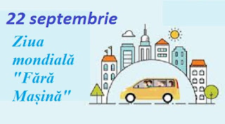 22 septembrie: Ziua mondială "Fără Mașină"