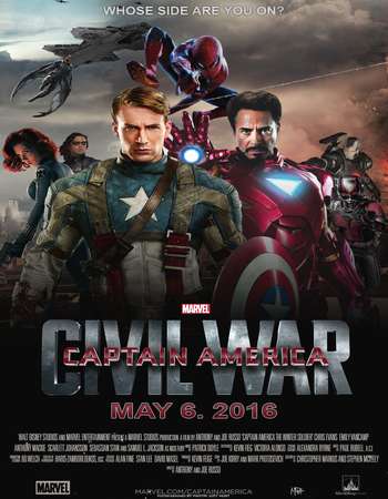 Captain America: Civil War 2016 ORG Dual Audio 550MB BRRip 720p