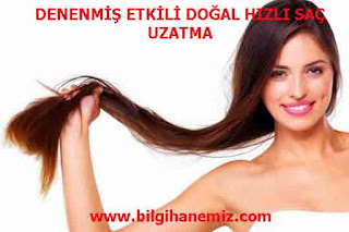 DENENMİŞ ETKİLİ DOĞAL HIZLI SAÇ UZATMA