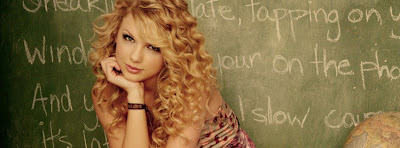 Facebook cover of stunning taylor swift.