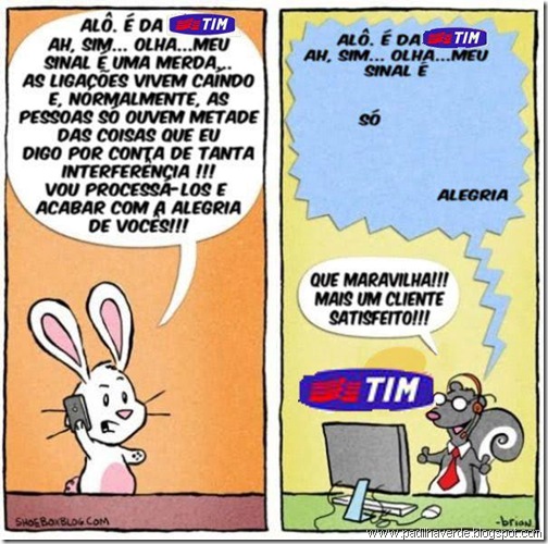 tirinha tim