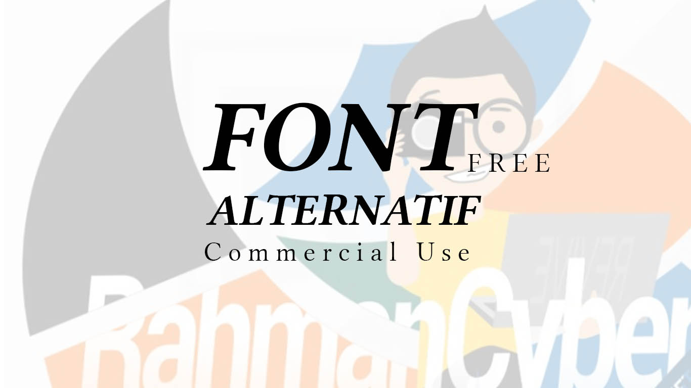 Free Font Alternatif