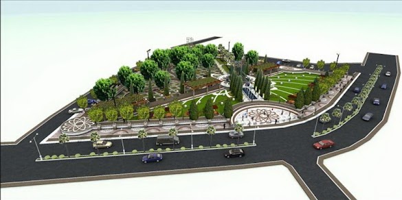 Desain Taman Kota Modern