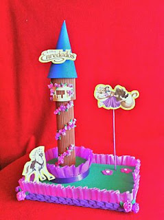 Children's Parties Decoration Tangled, Rapunzel, Centerpieces