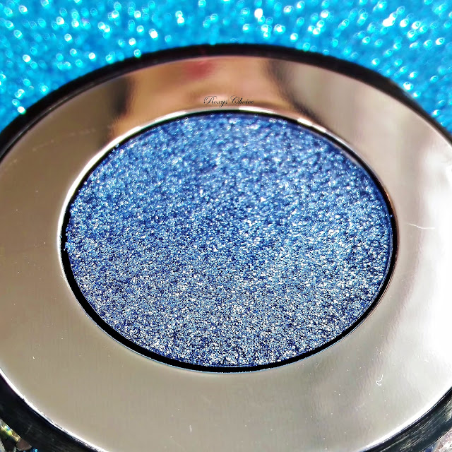 Фото и свотч Extreme Glitter Eyeshadow Pupa Milano 005 Crystallised Blue