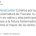 MARCO MENA FELICITA A LORENA CUÉLLAR POR SU VICTORIA   EN LA ELECCIÓN PARA LA GUBERNATURA DE TLAXCALA