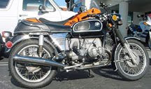 BMW motorcycle, standard tank,