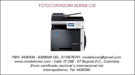 FOTOCOPIADORA BIZHUB C35