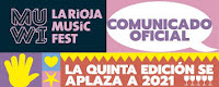MUWI La Rioja Music Fest aplazado al 2021