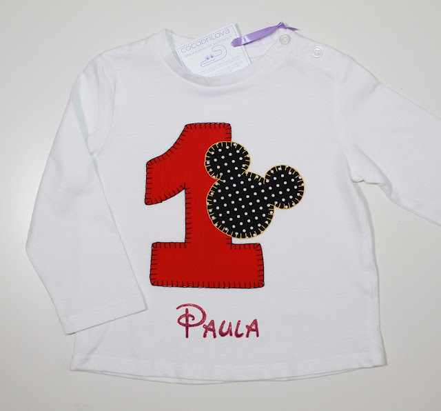 camiseta cumpleaños mickey mouse