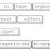 Cara membuat efek tombol keyboard pada postingan blog