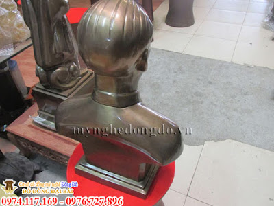 Tượng chân dung Bác Hồ cao 47 cm