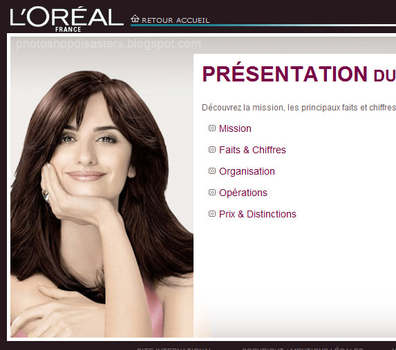 L'Oreal: Penelope Cruz Necked