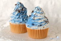 Jabon Cupcake Remolino Azul-Mixto