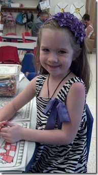 Ava preschool grad Ava preschool grad