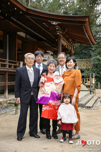 宇治上神社でお宮参り出張撮影