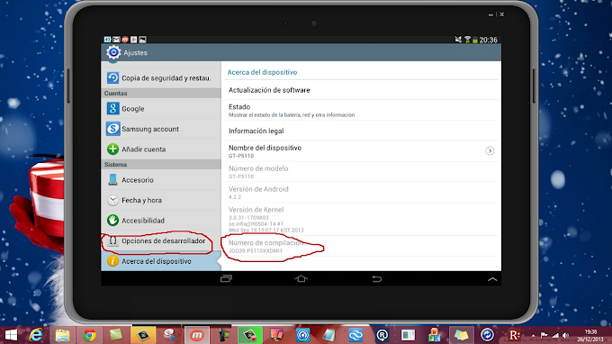 Activar opciones de desarrollador en Android 4 2 2 Jelly Bean que viene por defecto oculta (Vídeo)